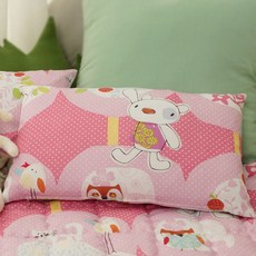 BEAUTE HOUSE 孩童印花枕頭, 春粉紅
