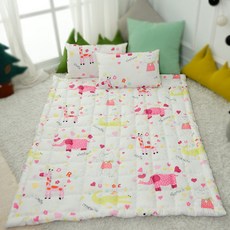 BEAUTE HOUSE 印花絎縫睡墊, Cat Pink