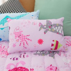 BEAUTE HOUSE 波紋棉質枕頭, 海洋粉紅