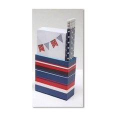 Hallmark 記事本鉛筆套組 SOM2640, 條紋