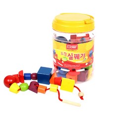 우드피아 도형 실꿰기, 3세이상, 1개