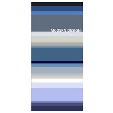 프렌체 고해상도 포인트도어 시트지, 블루 스트라이프