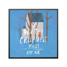 SANGSANGHOO 方形圖案印花裝飾掛畫, 黑色（山寨）