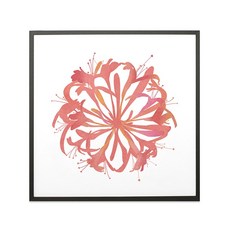 상상후 알루미늄액자 화린, 블랙 (소망A)