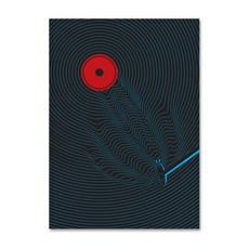 모노마니 패브릭포스터 RECORD WAVE, 혼합색상