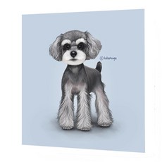 iBiscuit 寵物壓克力相框, 雪納瑞