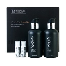 NATURE'S FRiEND 男士護膚套組 2, 爽膚水 120ml + 乳液 120ml + 2p, 1組