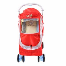 Ppotro 半透明手推車罩, 紅色