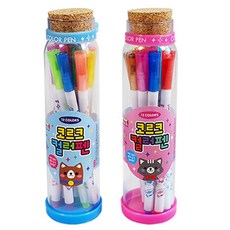 아이비스코리아 3000 12색코르크컬러펜 CR, 랜덤 발송, 3개
