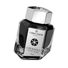 CARAN D'ACHE 瑞士卡達 彩色瓶裝墨水, Cosmic Black, 1個