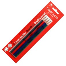 CARAN D'ACHE 瑞士卡達 石墨鉛筆圖形edel, 3B+HB+F+2H