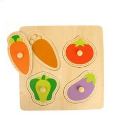 Kiumhouse 孩童蔬菜造型拼圖, 3-5歲, 4piece