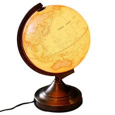 Lumia 古董支架 LED 地球儀照明 8, 單色