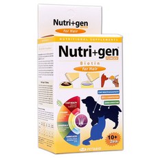 뉴트리플러스젠 반려동물 비오틴 분말 영양제, 피부/피모, 5g, 12개