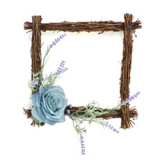 아스파시아 스퀘어 로즈 리스 조화부쉬, 스카이블루