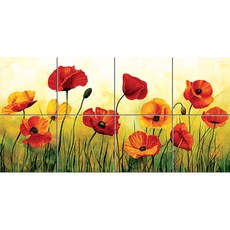 AT 115 자연의 꽃받의 화려함 8개, 혼합색상