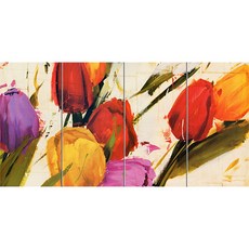 AT 296 튤립의 화사함 4개, 혼합색상