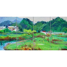 Scenery 07 싱그러운 초록의 들판 8개, 혼합색상