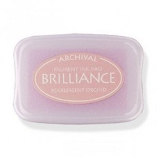 츠키네코 BRILLIANCE 스탬프패드, 76 PEARLESCENT CHOCOLATE