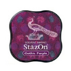츠키네코 StazOn Midi 스탬프패드, 13 Gothic Purple