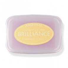 츠키네코 BRILLIANCE 스탬프패드, 30 PEARL YELLOW