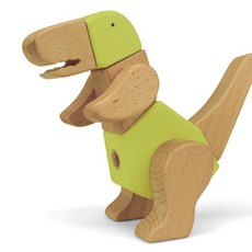 이큐비 다이노 티노 공룡원목조립블록 DZ210, 3세이상, 1개
