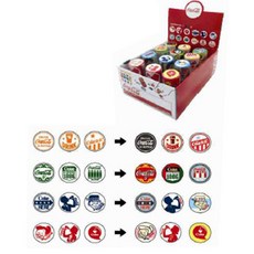 코카콜라 미니데코스탬프, 혼합 색상, 2개