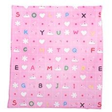 아이네스 핑크공주 유모차전용 블랭킷, 핑크