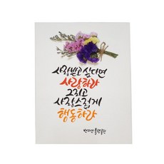 다예 사랑받고 싶다면 사랑하라 벤자민 플랭클린 드라이플라워, 1개