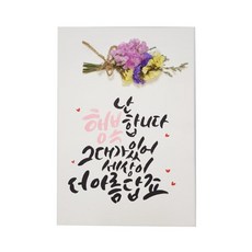 다예 사랑 그대가 있어 세상이 더 아름답죠 드라이플라워, 1개