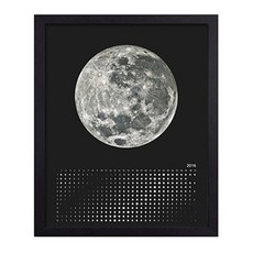 ITSTICS 月球圖案日曆, 黑框