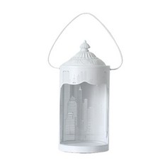 Capital 圓形蠟燭暖燈, 白色