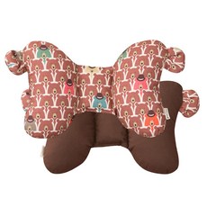 해피코튼 투톤 유아목베개, 젠틀베어 브라운