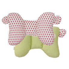 Happy Cotton 雙色頸枕, 紅色鬱金香款