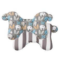 해피코튼 투톤 유아목베개, 엘리펀트 블루