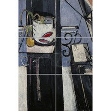 Static-309 窗邊架上的風景 6張, 混合顏色