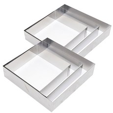 方形紗網 2號, 2個