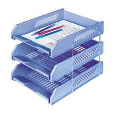 시스맥스 3 서류받침 22131, 파랑, 260 x 335 x 244 mm, 3단