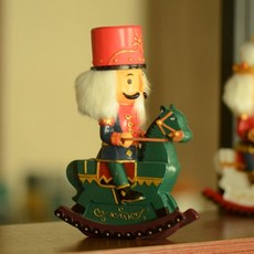 木馬核桃蓋子存錢筒 綠色 GZSY024, 1個