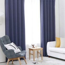 APOA ROOM 素色遮光窗簾, 海軍