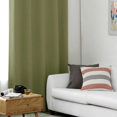 아포아룸 솔리드 풀달 암막커튼 핀형