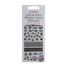 超薄無水轉印貼紙, WF06, 2個