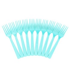 파티팡 칼라포크 라이트블루, 3개, 10개입