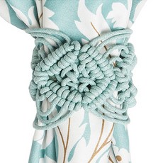 줄리스카 마크라메 냅킨링, 아이스블루, 1개, 1개입