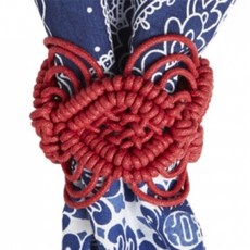 줄리스카 매크라메 냅킨링, 루비, 1개, 1개입