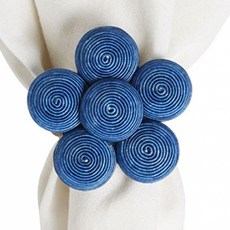 줄리스카 스타치블로썸 냅킨링, 델프블루, 1개, 1개