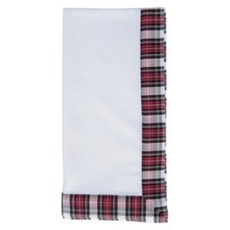 Juliska 格紋Piqiu紅色白色餐巾, 紅色 白色, 1個