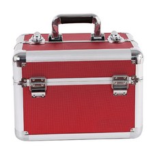 Justin & Chloe 便攜化妝盒, 方形紅色, 1個, 紅色