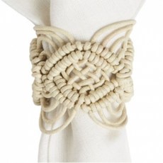 줄리스카 매크라메내추럴 냅킨링, 혼합 색상, 1개, 1개입