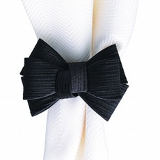 줄리스카 턱시도 냅킨링, 블랙, 1개
